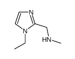 (1-Ethyl-1H-imidazol-2-ylmethyl)-methyl-amine结构式