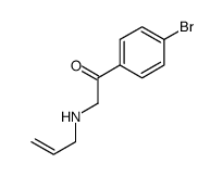 1-(4-bromophenyl)-2-(prop-2-enylamino)ethanone结构式