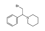 1-(2-bromo-1-phenyl-ethyl)piperidine Structure