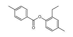 (2-ethyl-4-methylphenyl) 4-methylbenzoate Structure
