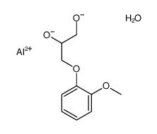 hydroxy[3-(2-methoxyphenoxy)propane-1,2-diolato(2-)-O,O',O'',O''']aluminium结构式