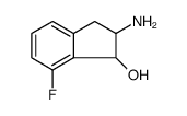 1H-Inden-1-ol, 2-amino-7-fluoro-2,3-dihydro Structure