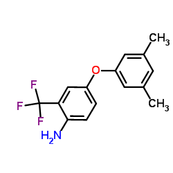 4-(3,5-Dimethylphenoxy)-2-(trifluoromethyl)aniline Structure
