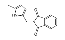 2-[(5-methyl-1H-pyrrol-2-yl)methyl]isoindole-1,3-dione结构式