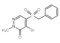 5-(苄基磺酰基)-4-溴-2-甲基-2,3-二氢哒嗪-3-酮图片
