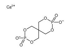 calcium 2,4,8,10-tetraoxa-3,9-diphosphaspiro[5.5]undecane-3,9-diolate 3,9-dioxide结构式