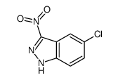 5-chloro-3-nitro-1H-indazole结构式