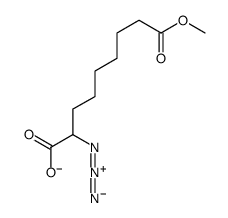 2-azido-9-methoxy-9-oxononanoate Structure