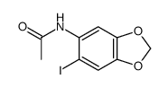 N-(6-碘苯并[d][1,3]二氧代-5-基)乙酰胺结构式