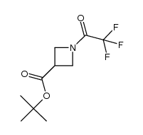 tert-butyl 1-(trifluoroacetyl)azetidine-3-carboxylate Structure