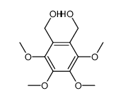 1,2-bis-hydroxymethyl-3,4,5,6-tetramethoxy-benzene结构式