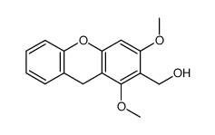1,3-dimethoxy-2-(hydroxymethyl)-9H-xanthene Structure