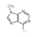 6H-Purine-6-thione,1,9-dihydro-9-methyl-结构式