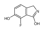 1H-Isoindol-1-one,7-fluoro-2,3-dihydro-6-hydroxy- picture
