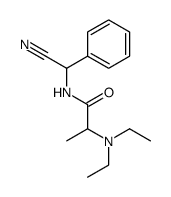 N-[cyano(phenyl)methyl]-2-(diethylamino)propanamide结构式