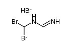 N-dibromomethyl-formamidine, hydrobromide Structure