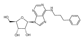 N6-(3-Phenylpropyl)adenosine结构式