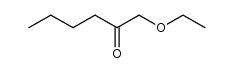 1-ethoxy-2-hexanone结构式