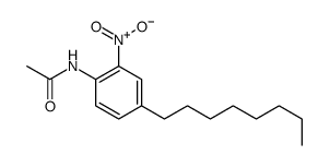 N-(2-nitro-4-octylphenyl)acetamide Structure