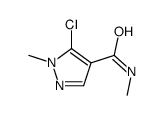 5-chloro-N,1-dimethylpyrazole-4-carboxamide Structure