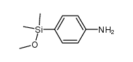 p-(methoxydimethylsilyl)aniline结构式