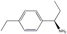 (1R)-1-(4-ETHYLPHENYL)PROPAN-1-AMINE结构式