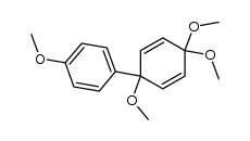 1,4,4,4'-tetramethoxy-1,4-dihydro-1,1'-biphenyl Structure