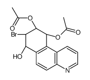 [(7R,8S,9R,10S)-10-acetyloxy-8-bromo-7-hydroxy-7,8,9,10-tetrahydrobenzo[f]quinolin-9-yl] acetate结构式