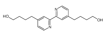 4-[2-[4-(4-hydroxybutyl)pyridin-2-yl]pyridin-4-yl]butan-1-ol结构式