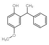 4-甲氧基-2-(1-苯乙基)-苯酚结构式