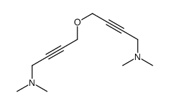 4-[4-(dimethylamino)but-2-ynoxy]-N,N-dimethylbut-2-yn-1-amine结构式