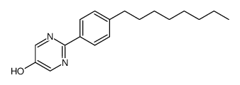 5-hydroxy-2-(4-octylphenyl)-pyrimidine structure
