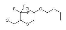 1-[1-chloro-2-(3-chloro-1,1,1-trifluoropropan-2-yl)sulfanylethoxy]butane Structure