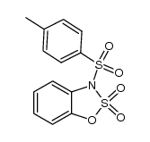 3-(p-tolylsulfonyl)-1,2,3-benzoxathiazole 2,2-dioxide结构式