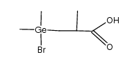 2-methyl-3-(bromodimethylgermyl)propanoic acid结构式