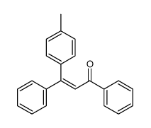 3-(4-methylphenyl)-1,3-diphenylprop-2-en-1-one Structure