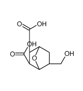 (1R,2R,3S,4S,5R)-5-(hydroxymethyl)-7-oxabicyclo[2.2.1]heptane-2,3-dicarboxylic acid结构式