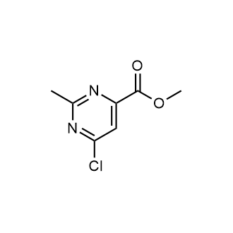 6-Chloro-2-methyl-pyrimidine-4-carboxylicacidmethylester structure