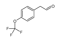 2-[4-(trifluoromethoxy)phenyl]acetaldehyde Structure