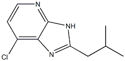 7-Chloro-2-isobutyl-3H-imidazo[4,5-b]pyridine结构式