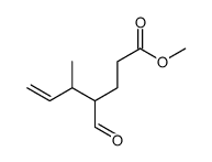 methyl 4-formyl-5-methylhept-6-enoate Structure