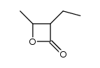 3-ethyl-4-methyl-oxetan-2-one结构式