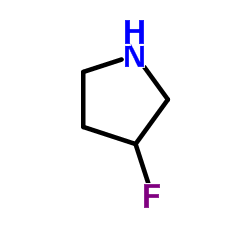 3-Fluoropyrrolidine Structure