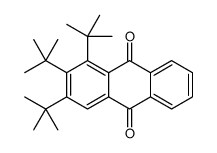 1,2,3-tritert-butylanthracene-9,10-dione Structure