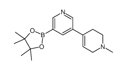 3-(1-methyl-3,6-dihydro-2H-pyridin-4-yl)-5-(4,4,5,5-tetramethyl-1,3,2-dioxaborolan-2-yl)pyridine Structure