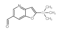 2-(三甲基甲硅烷基)呋喃并[3,2-b]吡啶-6-甲醛图片