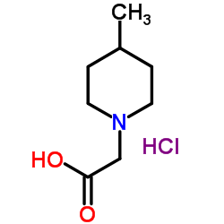 (4-METHYLPIPERIDIN-1-YL)ACETIC ACID HYDROCHLORIDE结构式