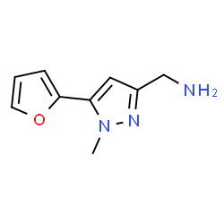 C-(5-Furan-2-yl-1-methyl-1H-pyrazol-3-yl)-methylamine structure