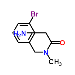 N-(3-Bromobenzyl)-N-methylglycinamide结构式