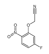 2-(5-fluoro-2-nitrophenoxy)acetonitrile Structure